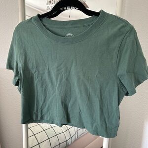 Urban Outfitters Crop Top Green